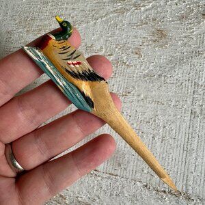 Wood Duck Bookmark Page Saver